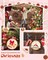 30PCS Unfinished Wood Slices with Hole – Natural Wood Circles with Bark for DIY Crafts, Home Decor, and Christmas Ornaments (2.4–2.8 Inch)